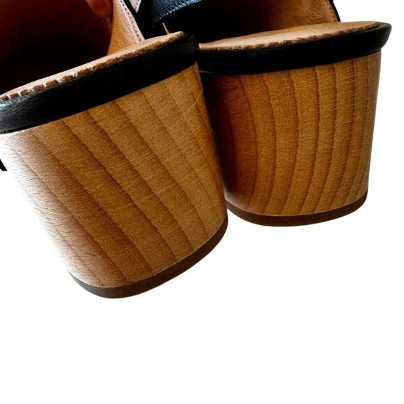 J. Crew Factory Black Heeled Clogs - Picture 11 of 14